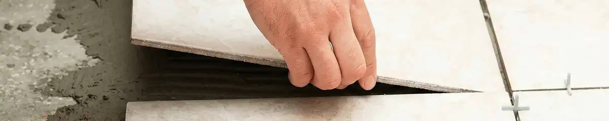 Professional installing ceramic tile floors in Stockton, CA