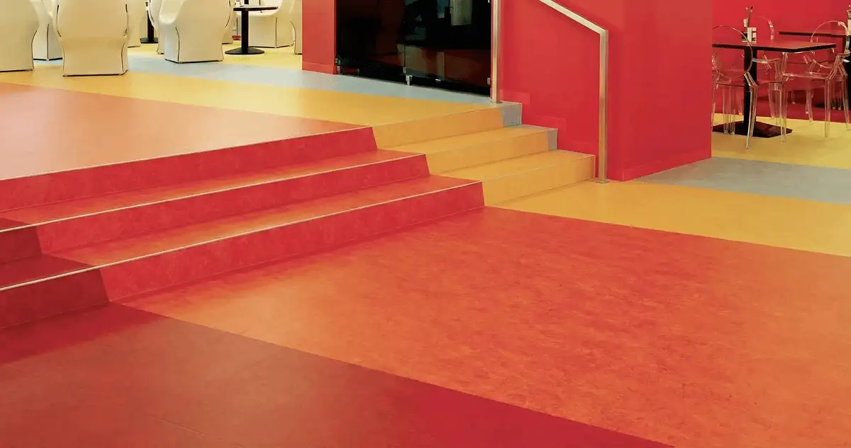 Snack bar with beautiful professionally installed linoleum flooring in Stockton, CA