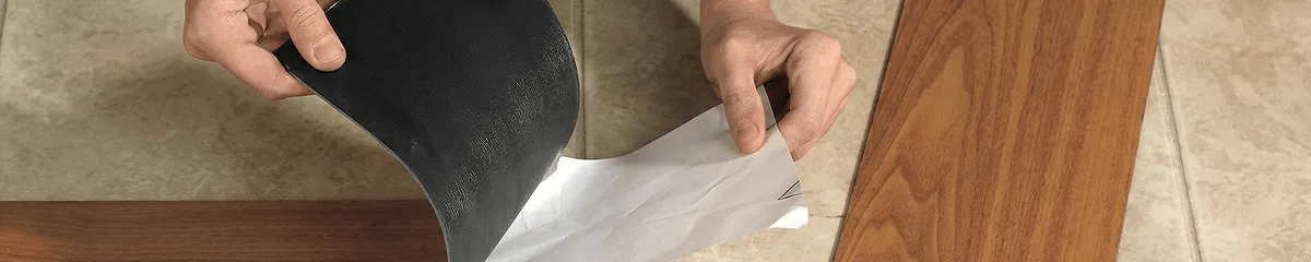 A professional installing vinyl flooring in Stockton, CA